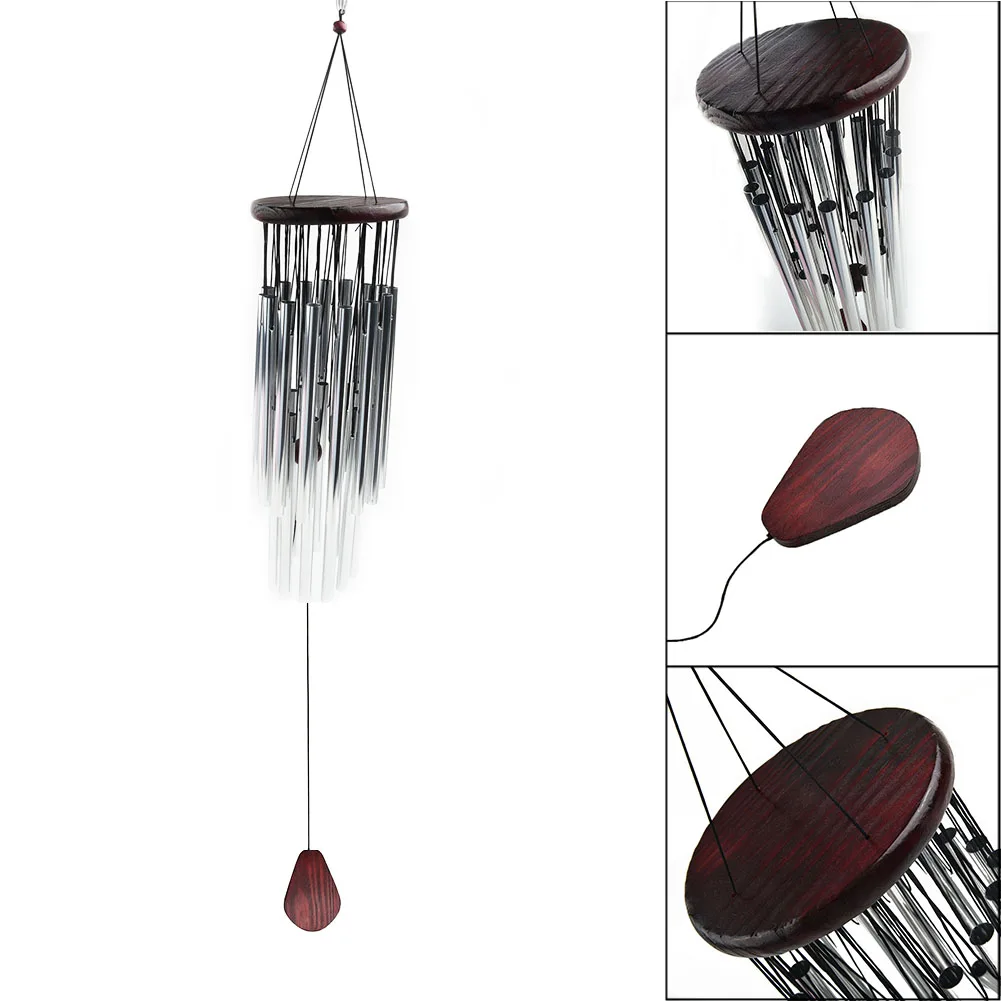 

Wind Chimes Bells Copper 27xTubes Outdoor Yard Garden Home Decor Ornament Outdoor Hanging Home Temple Ornament