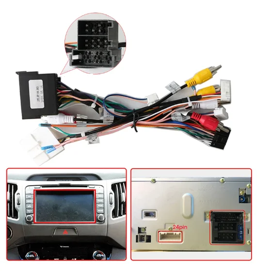 Car Power Cable For Kia Sportage 3 SL 2010-Power Cable with Canbus SportageCanbus