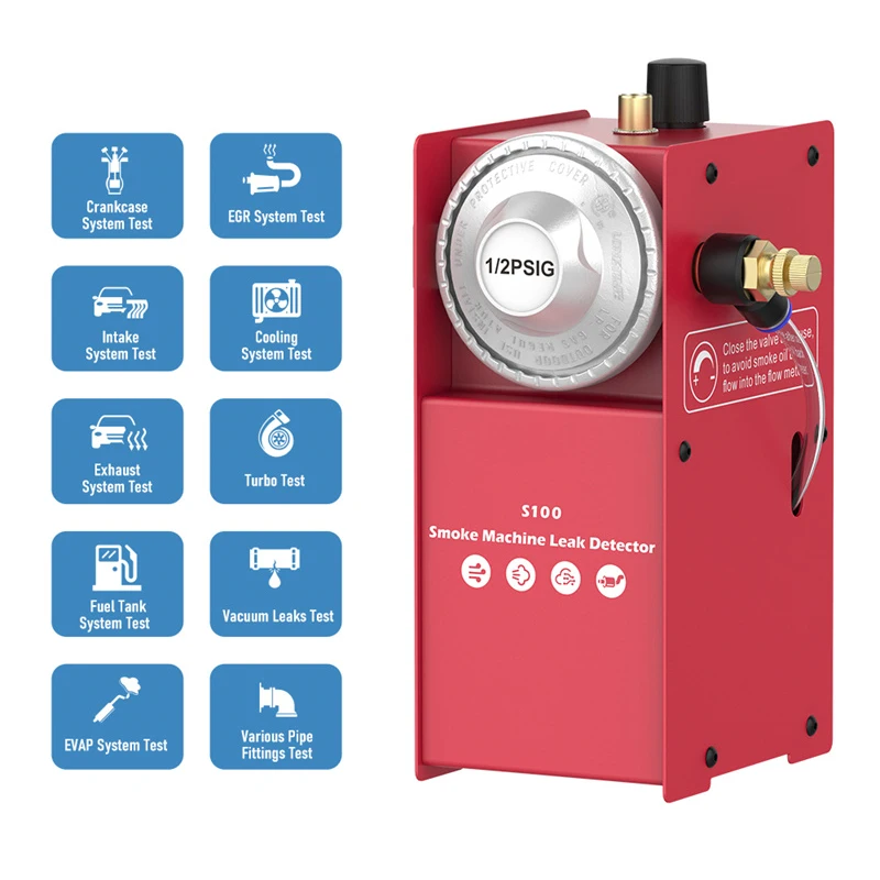 S100 Rilevatore Di Perdite Di Fumo Automobile Camion Moto Rilevatore Di Perdite Di Fumo Strumento Rilevatore Di Perdite Di Aspirazione Del Veicolo Fum