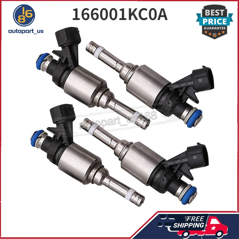 

166001KC0A 16600-1KC0A 16600 1KC0A Fuel Injectors For 2011-2017 Nissan Juke 1.6L L4