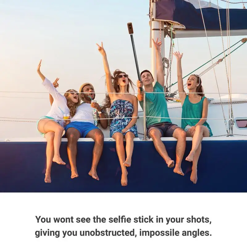 3M Aluminum Alloy Monopod Selfie Stick For Insta360 One X/forGopro forHero9 8 7 6 5 Sjcam Action Camera Accessories