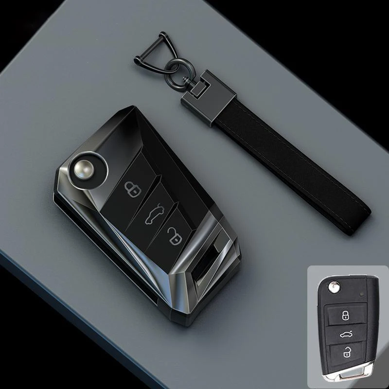 Neue Zink-legierung Auto Schlüssel Fall Abdeckung Tasche Für VW Volkswagen Passat B8 Magotan Für Skoda Superb A7 Kodiaq Sitz Shell Fob – Detail 9