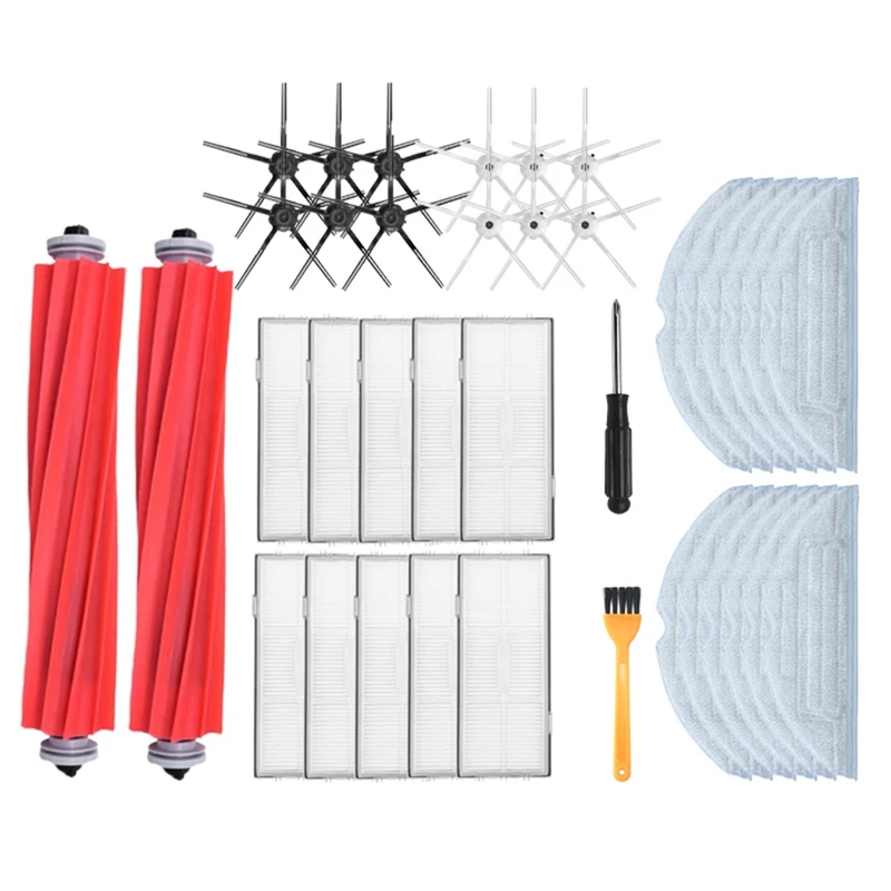 For Xiaomi G10 Roborock S7 T7S Plus Accessories Robot Vacuum Cleaner Main Brush Mop Hepa Filter Side Brush Replace Parts