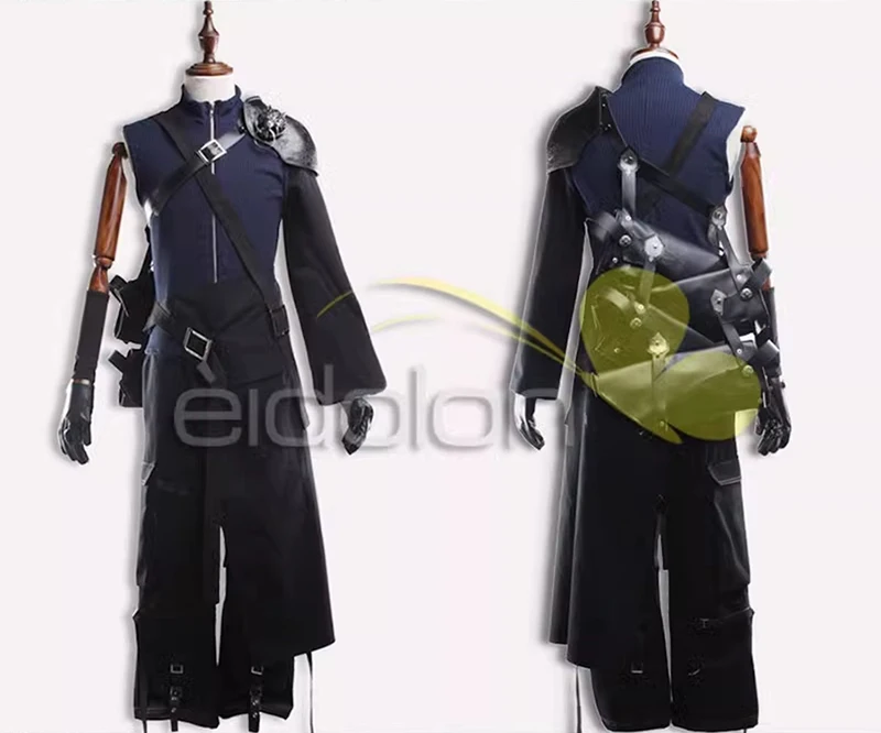 Final Fantasy FF7 Remake Cloud Strife Cosplay Kostüm Outfit Pauldrons Halloween Erwachsene Kostüme für Frauen/Männer Anpassen 13 Final Fantasy FF7 Remake Cloud Strife Cosplay Kostüm Outfit Pauldrons Halloween Erwachsene Kostüme für Frauen/Männer Anpassen 2
