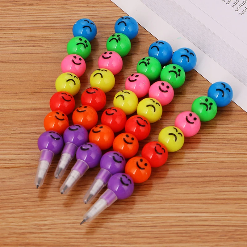 10Pcs Cute Lollipop Pencils for Kids Painting Drawing Toy Baby Shower Birthday Party Favors Back To School Student Gift