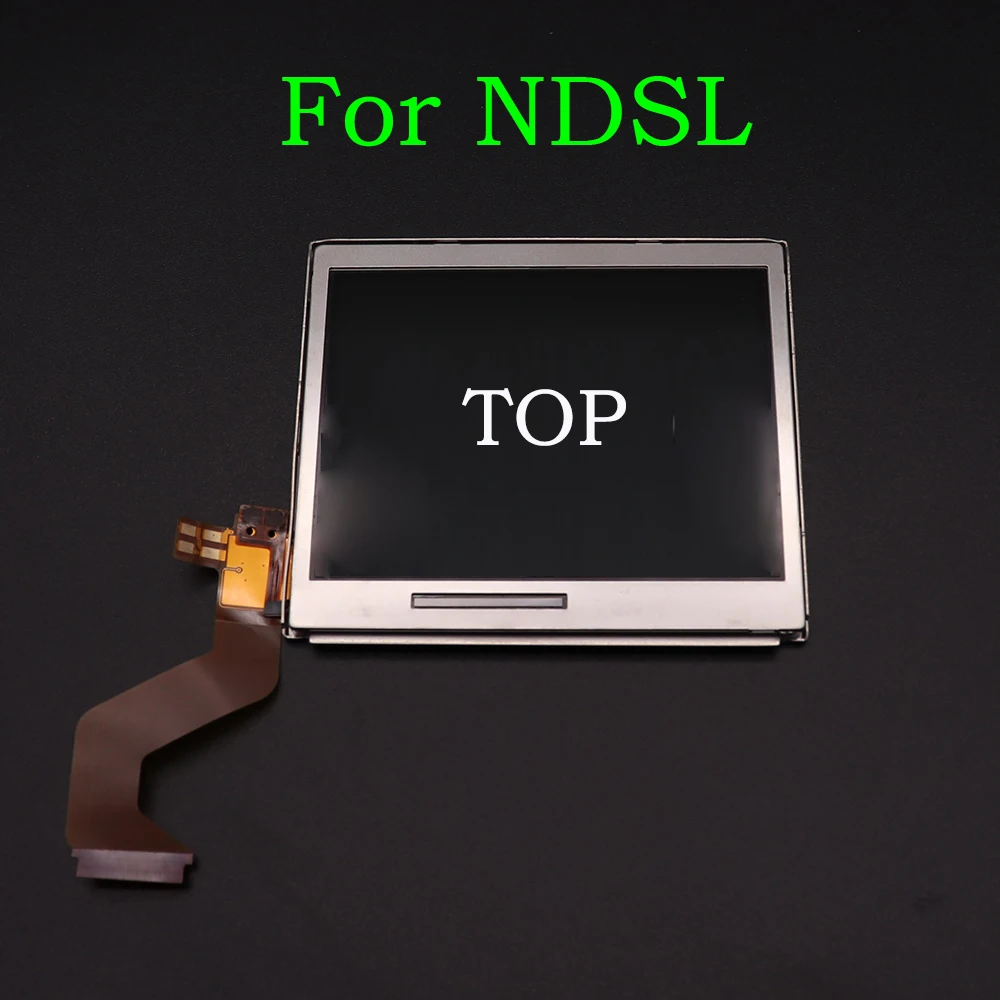 Cadre supérieur en plastique noir pour écran LCD de Nintendo DS Lite NDSL