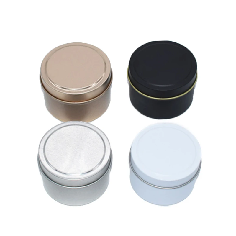 Portable Mini Table Storage Metal Tins Container Square Hinged Flip Storage Tin Box Small Kit Case Jewelry Coin Candy Organizer