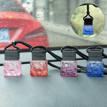 1 pz diffusore di olio essenziale per auto profumo deodorante per ambienti bottiglia di profumo gioielli appesi bottiglia vuota accessori interni