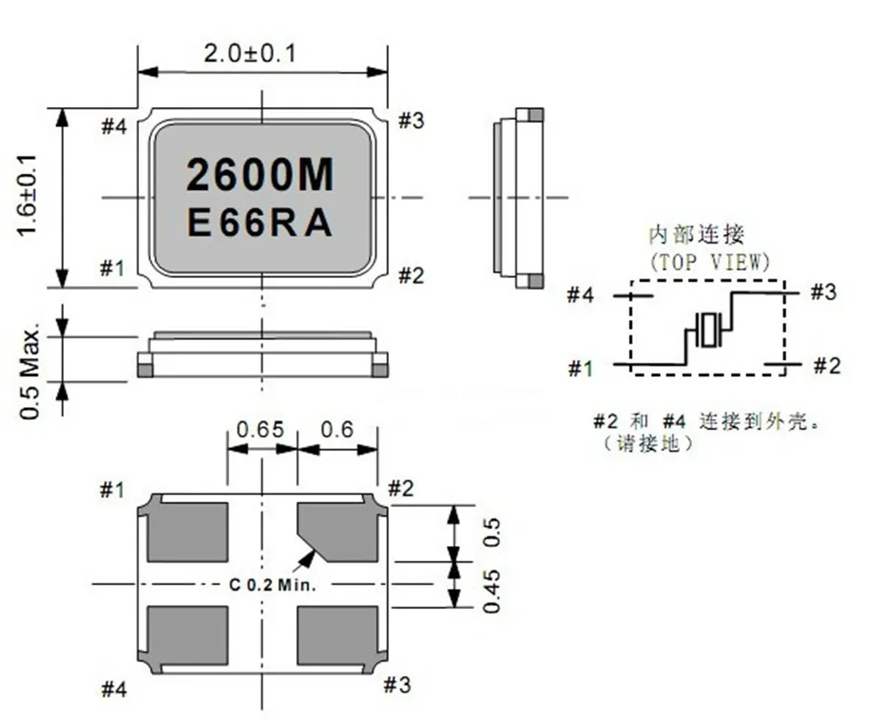 (10pcs) 12M 12MHZ 2016 SMD 패시브 크리스탈 발진기 4PIN 2.0x1.6MM 석영 발진기 크리스탈 12.000M 12.000MHZ