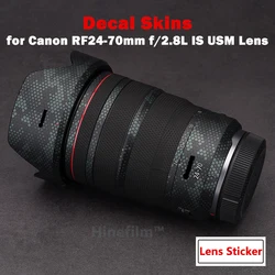 RF2470 Lens Premium Decal Skin for Canon RF 24-70 f2.8 L IS USM Lens Decal Protector Coat Anti-scratch Wrap Cover Sticker Film