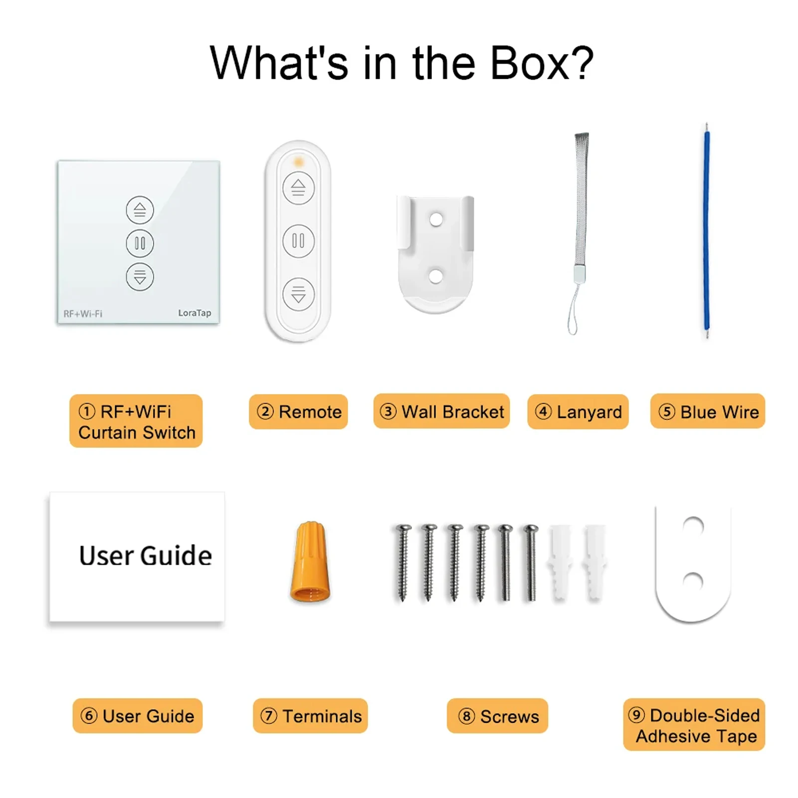 LoraTap 4th Generation Tuya Blinds interruttore per tende con telecomando la percentuale funziona funziona con Google Home Alexa Smart Life