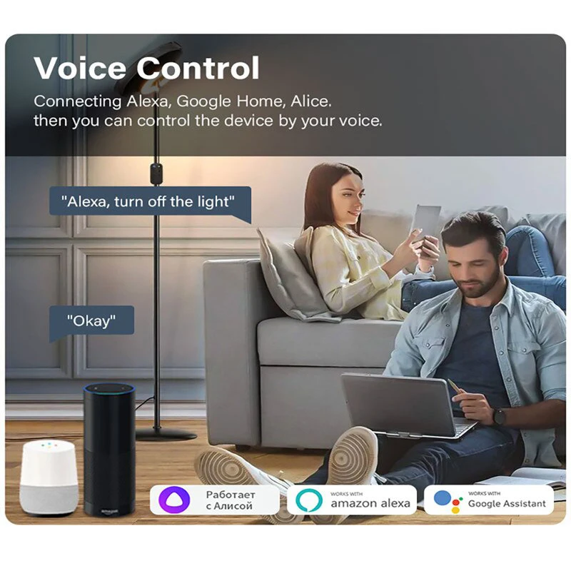 Mini WiFi Smart Switch 16A 4