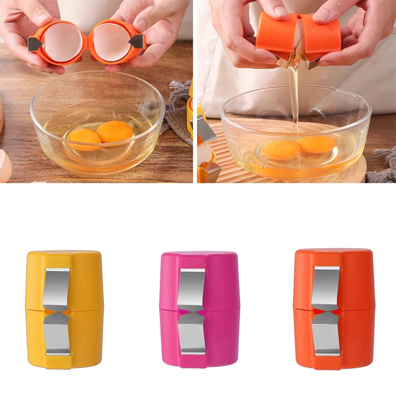 Egg Topper Shell Cutter Beater Raw Egg Cracker Separator Filter Opener Kitchen Baking Tools egg cutter egg shell opener egg separator