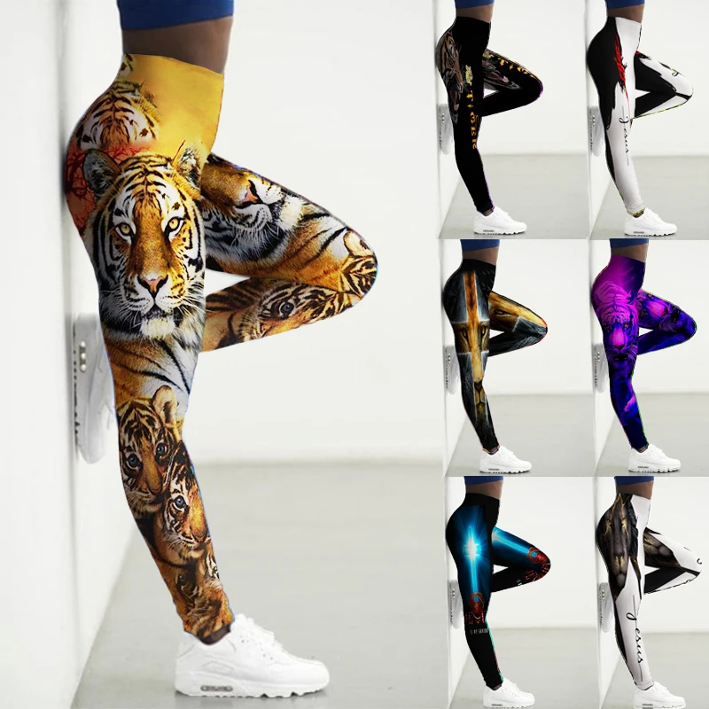 capri leggings Sport Seamless Leggings Women 3D Butterfly Printed Tights Yoga Pants Gym Legging Femme Workout Leggins Ladies Leginsy Damskie gym leggings