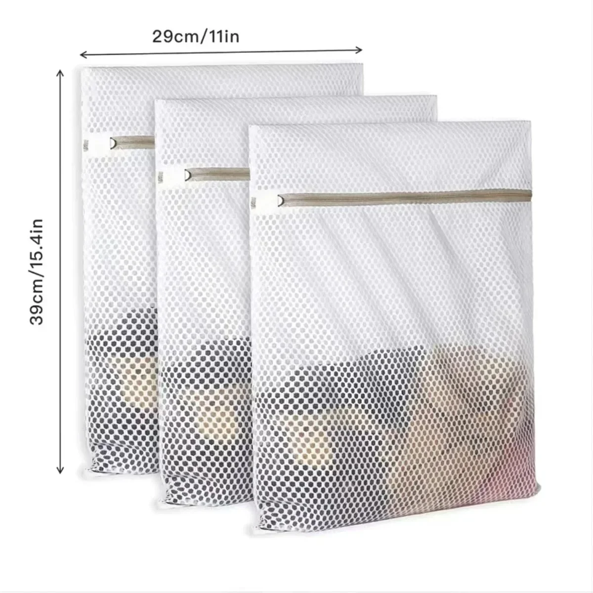 Dirty Laundry Basket Clothes Organizer Durable Lingerie Honeycomb Grid Delicate Clothing Fine Tidy Reusable Mesh Fabric Bag Home