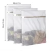 Dirty Laundry Basket Clothes Organizer Durable Lingerie Honeycomb Grid Delicate Clothing Fine Tidy Reusable Mesh Fabric Bag Home 6