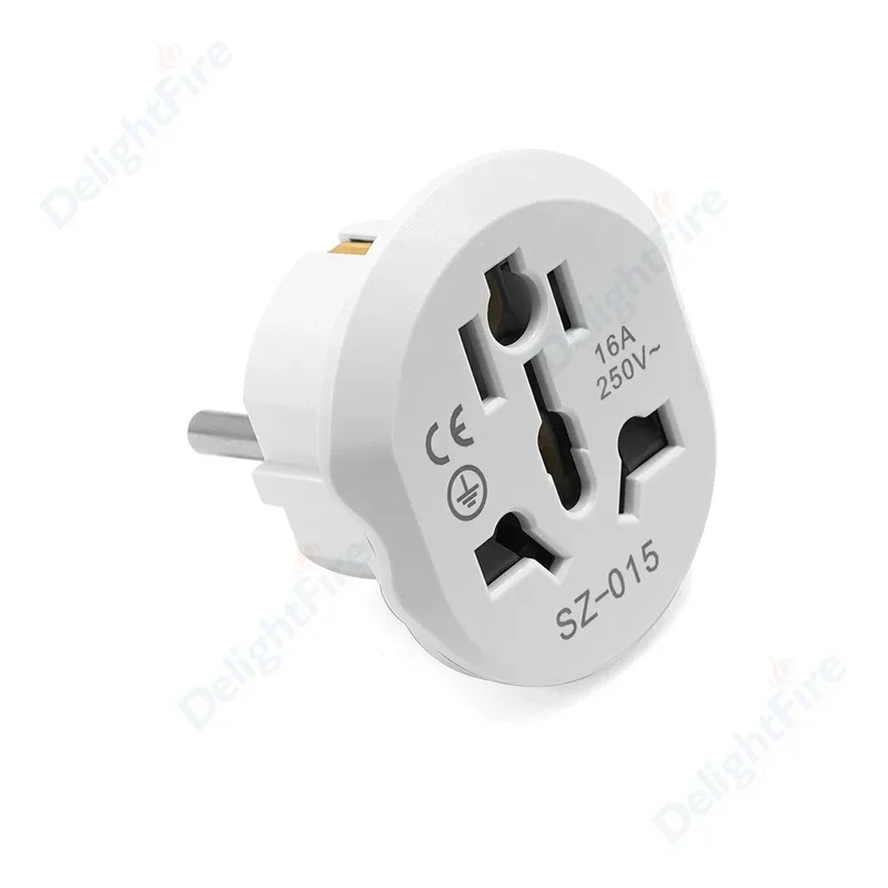 EU Plug Adapter US To EU Travel Adapter Universal France Korea Spain Electrical Socket AU UK CN To Euro Wall Socket AC Outlet images - 6