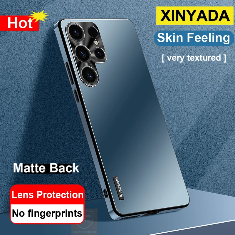 

Роскошный кожаный чехол для Samsung Galaxy S24 Ultra, брендовый матовый чехол для телефона Samsung Galaxy S24 Plus, задняя крышка, защитный бампер
