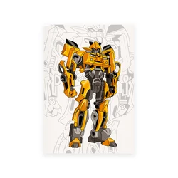 Vintage Transformers Art Prints Canvas Painting - Boys Room Wall Decor - 60X90 cm No Frame (PC13451)