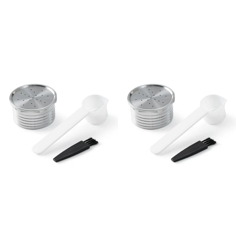 2X Per Essse Espresso Caffe - S.12 Macchina Sistema Capsula Caffè Riutilizzabile In Acciaio Inox Cialde Filtro Caffè Espresso