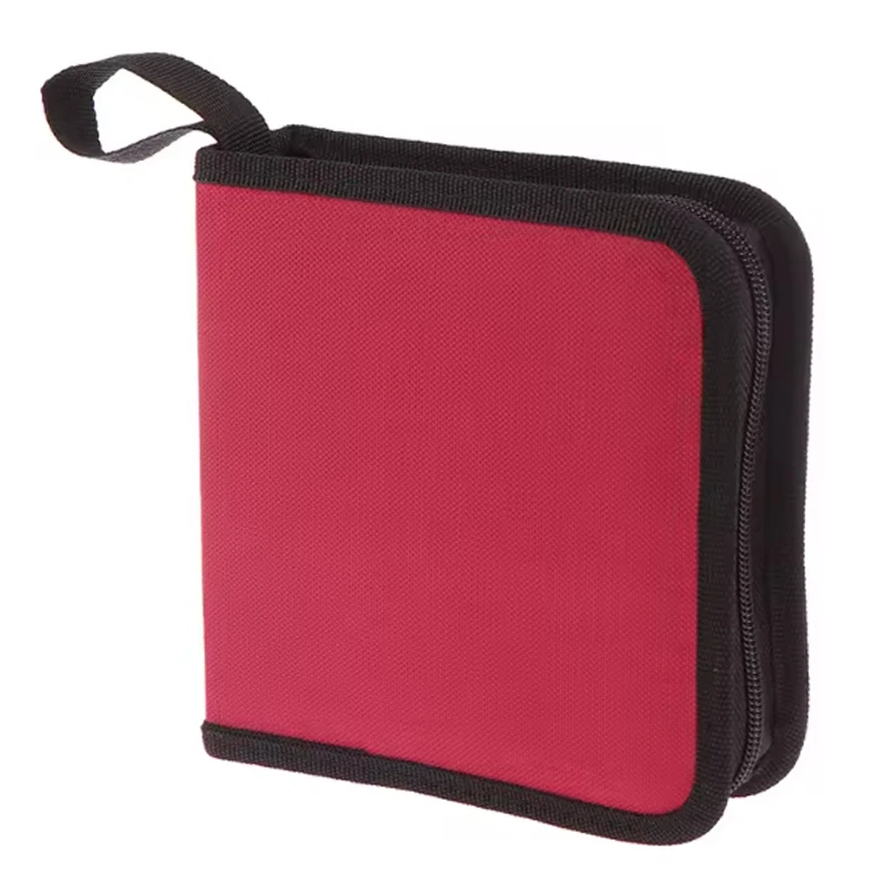 Deluxe Oxford Cloth CD/DVD Organizer Handbag with 40-Disc Capacity