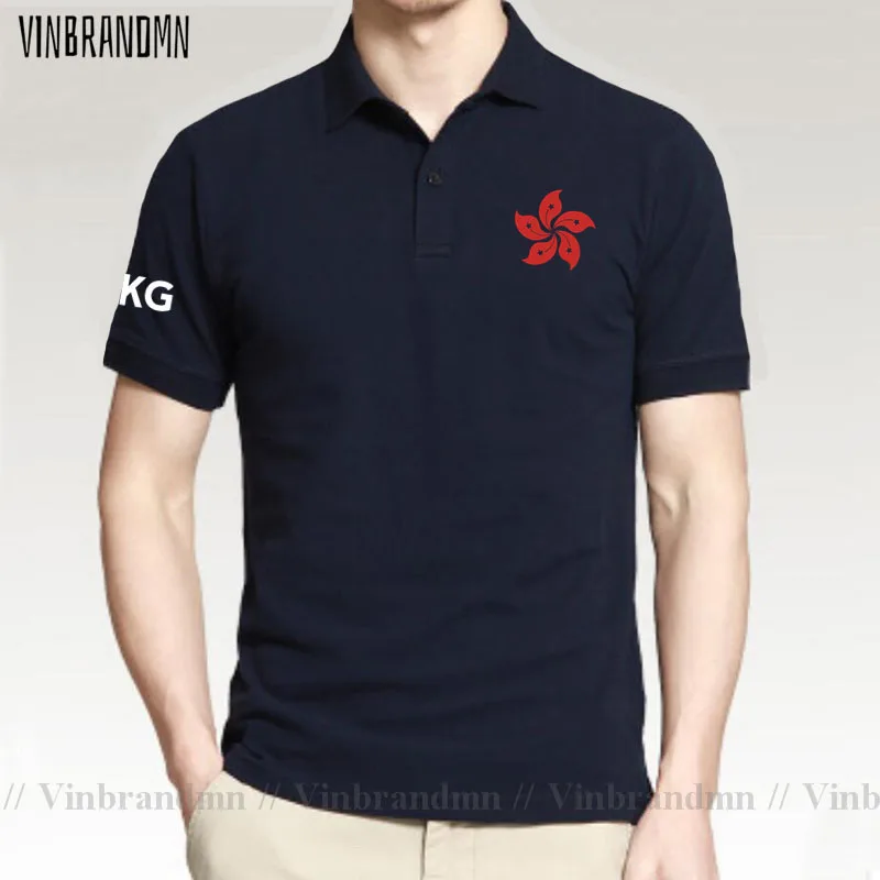 Hong Kong HongKong HKG HK Hong Kongese polo shirts men short sleeve
