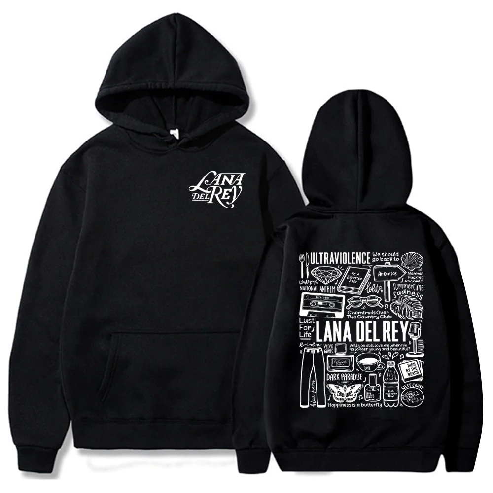 Lana Del Rey Felpa Con Cappuccio Lana Del Rey Album Musicale Felpa Con Cappuccio Regalo Per Lana Del Rey Fan Inverno Caldo Pullover Unisex Top Streetw
