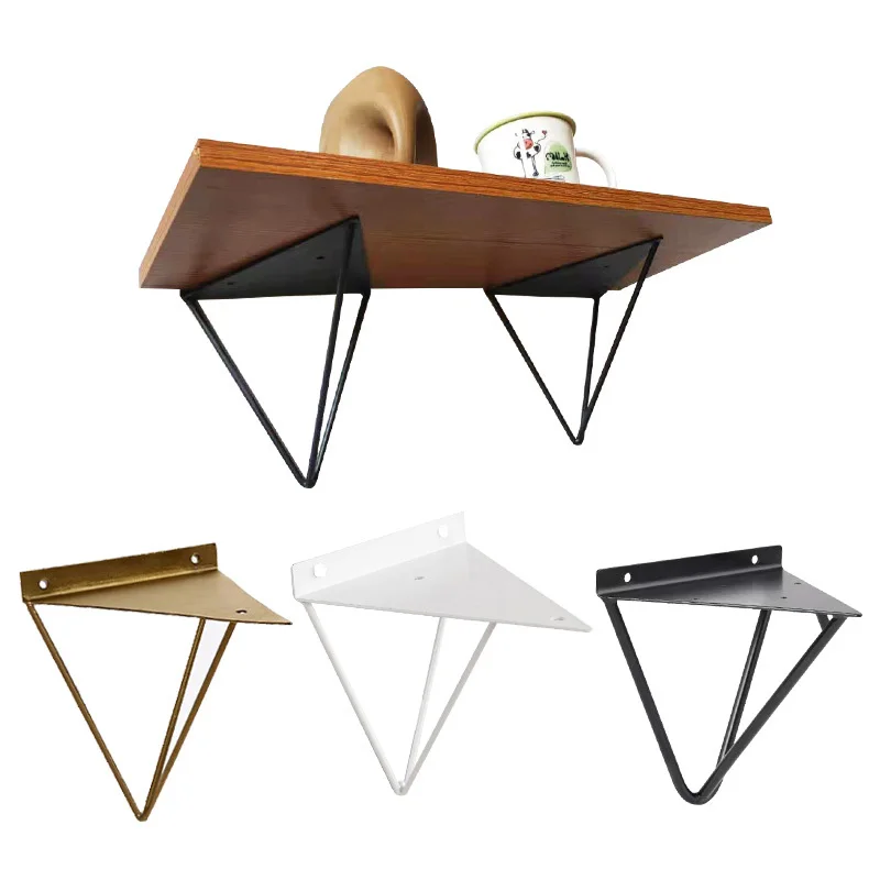 Suporte de Rack de Parede para Decoração Estante e Ferragens de Metal Paredes