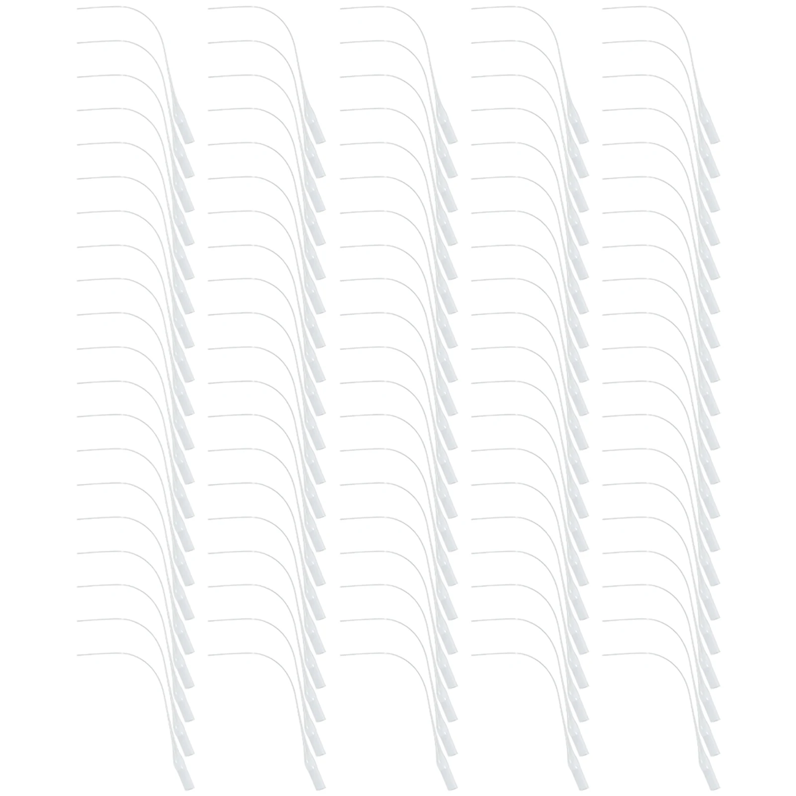 100pcs Adhesive Dispenser Bottle Cap Applicator Mouse Tail Crafting Micro Tip Glue Dropping Tube Anti Spill Dispensing Needle