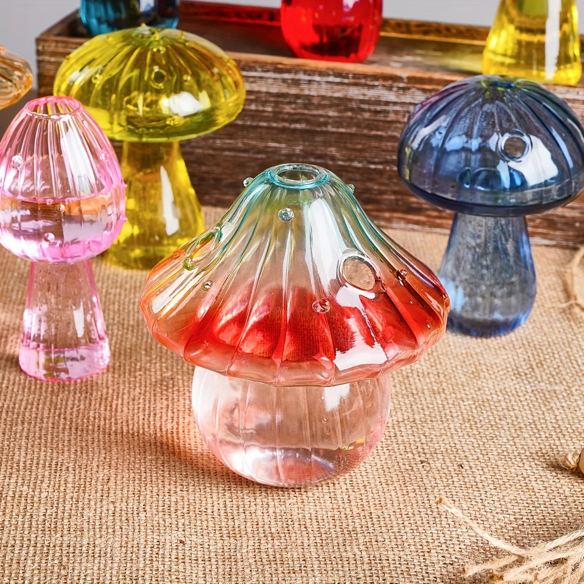 Colorful Mushroom Vase 4