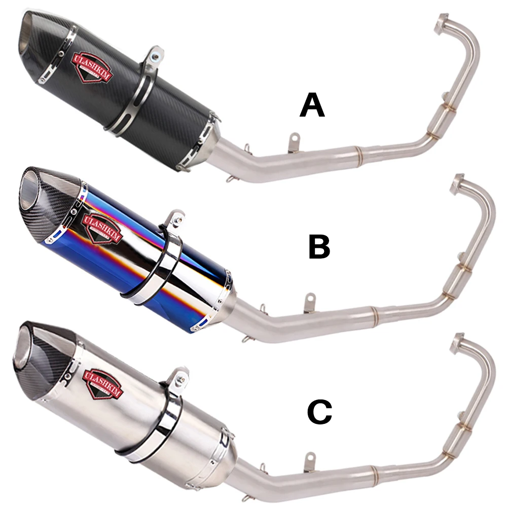 Scarico Moto Per Voge 300R 300Rr Lx300R Lx300Rr Marmitta Scarico Fuga Loncin 300 500