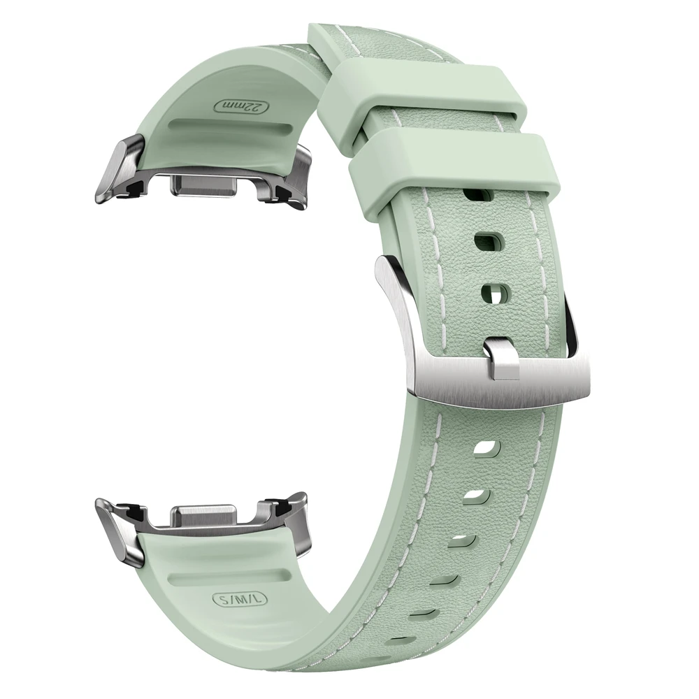 Premium Silicone-Leather Hybrid Sports Strap