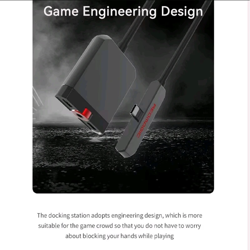Nubia RedMagic Game Docking Station Adapter for RedMagic 5G 5S 6pro 6 Type-C USB-C Port Phone PD Fast Charge gaming dock station