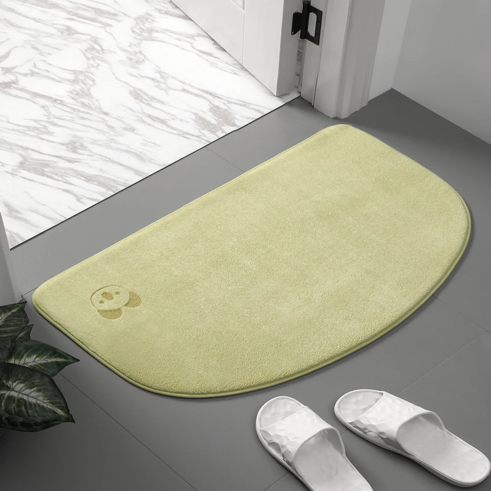 Home bathroom mat Non-slip carpet absorbable toilet Bedroom floor memory foam washable carpet Bathroom decorative ma