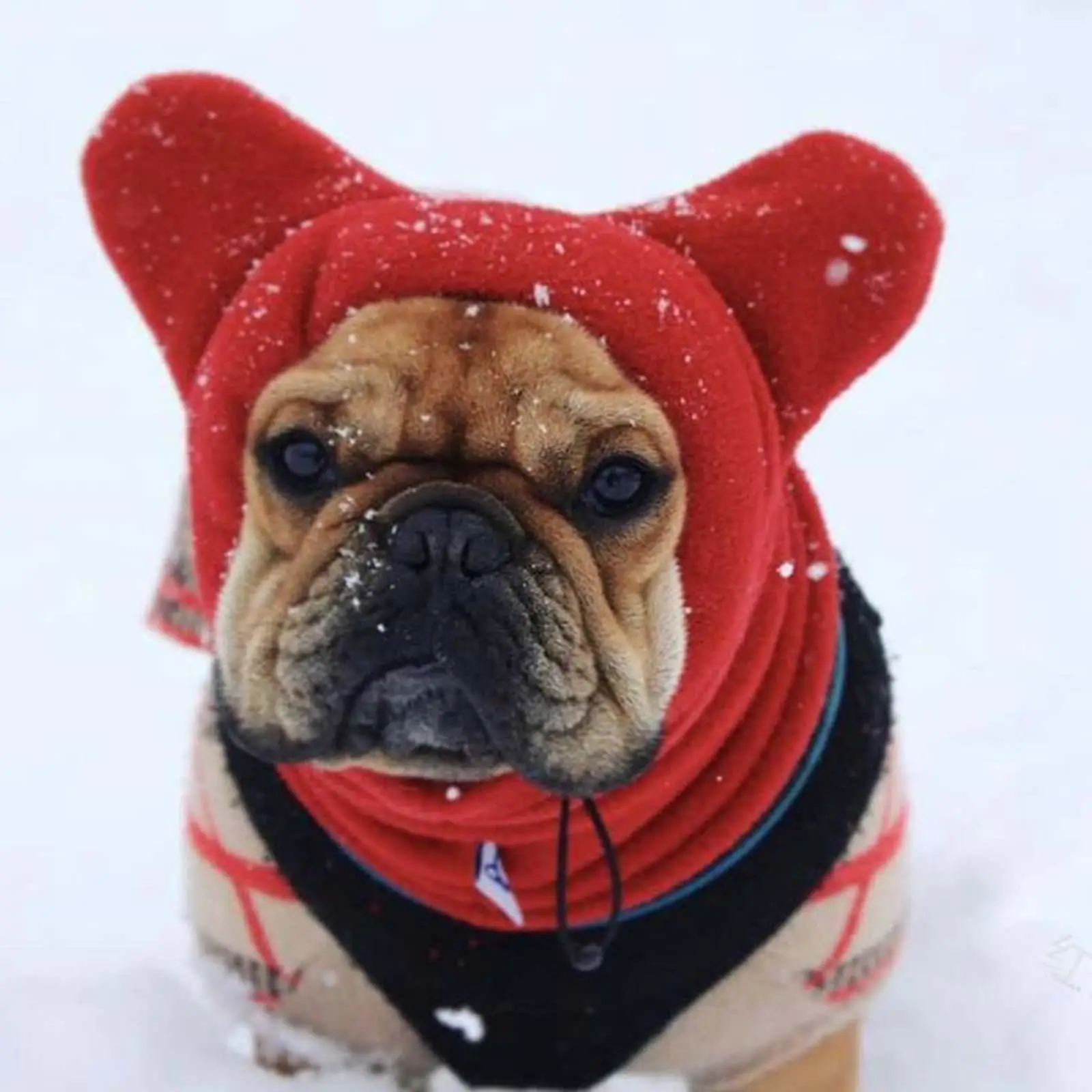 Dog Hood Warm Hat Fleece Winter Pet Hat for Pets Medium to Large Dog Puppy