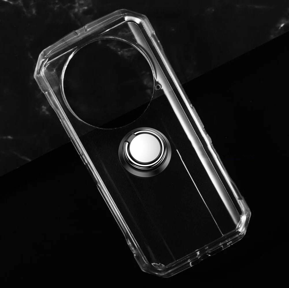 Enhanced Back Ring Holder Phone Cover - TPU Soft Silicone Case for 6.58 Devices (2023 Edition)