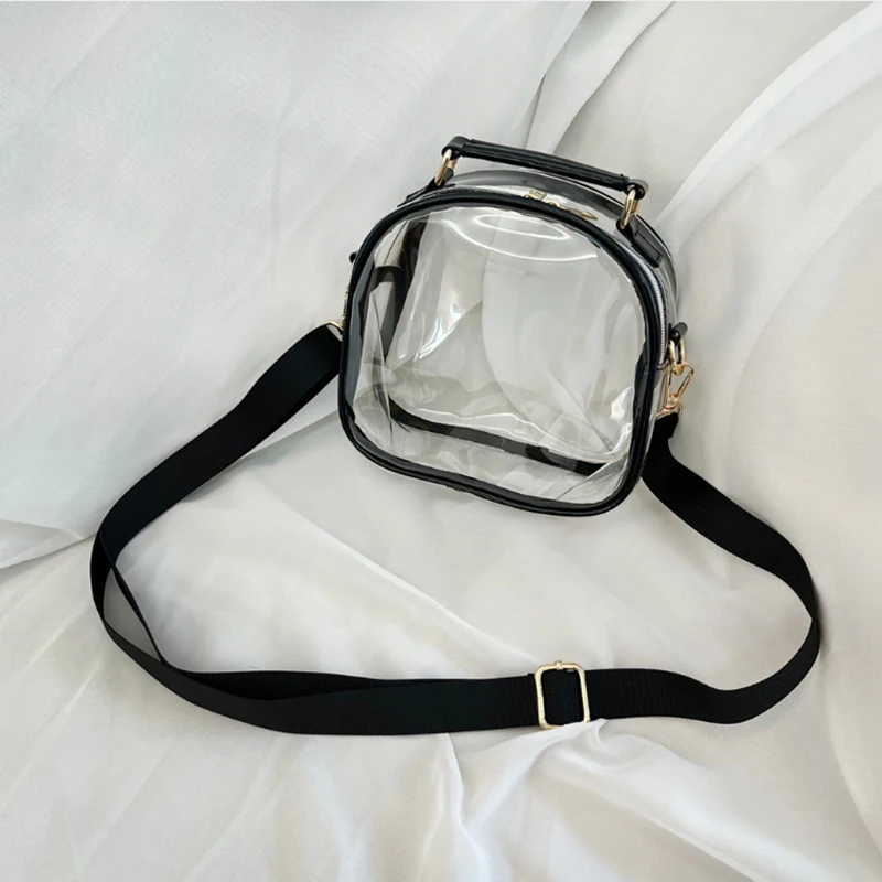 Super Bowl – sac à bandoulière Transparent pour femmes, sacoche à main étanche avec poches en PVC pour les voyages d'été
