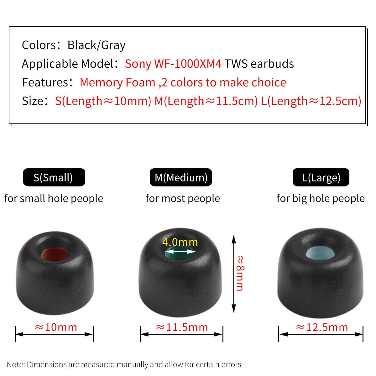 SONY - SONY  WF-1000XM4 ブラック+Ankerイヤーピースセット 楽天市場】sony wf-1000xm4 イヤーピース（メーカーソニー）の通販