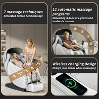 3 Year Warranty 4D SL Airbag Zero Gravity full body Massage Chair Home 3D Office Electric Leg Lift Office Chair Massage Sofa 2