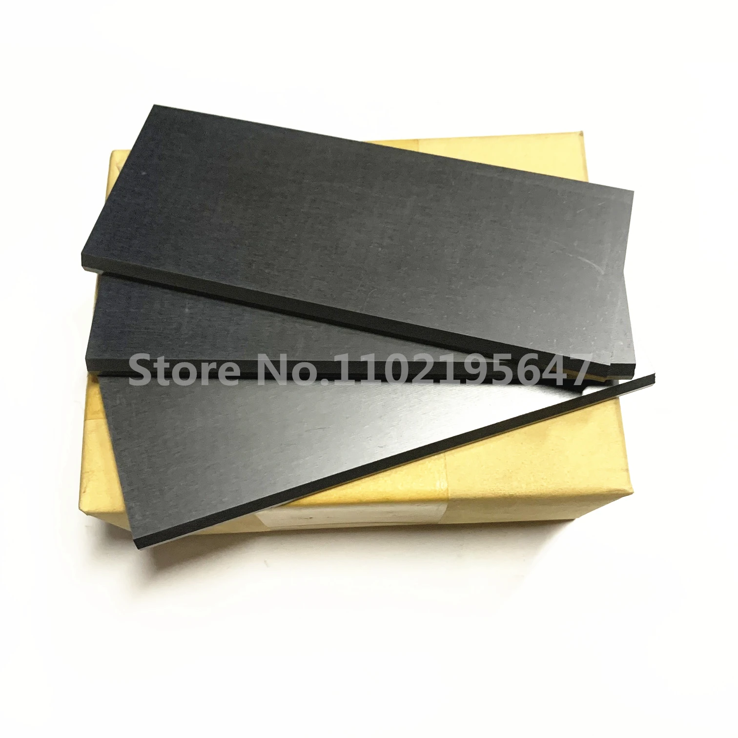 T6mm carbon vane graphite vanes for vacuum pump carbon sheet air pump blade 1pc