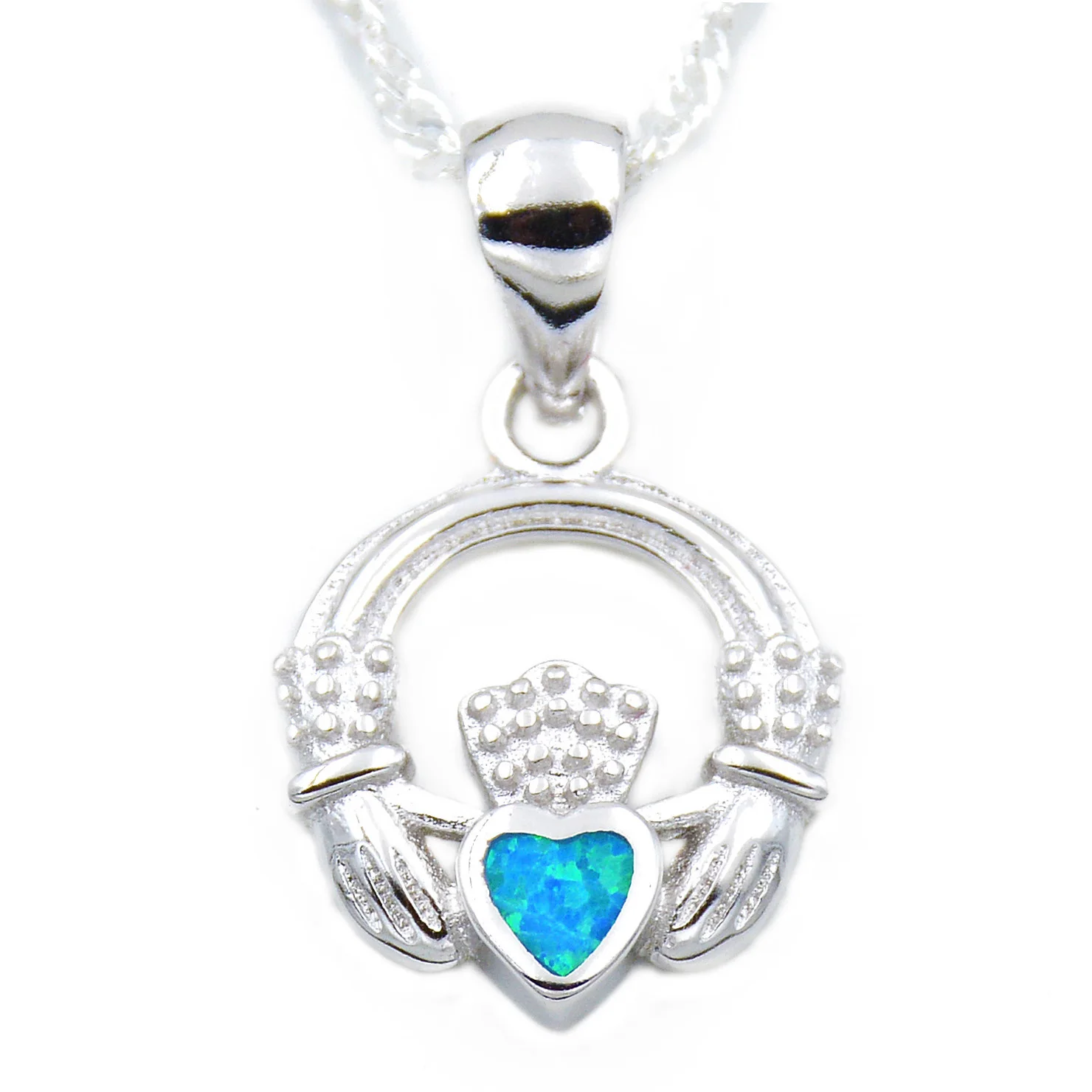Jewish Religious Jewelry Cross Shamrock Claddagh Pendant Saint Patrick's Day Gift Celtic Knot