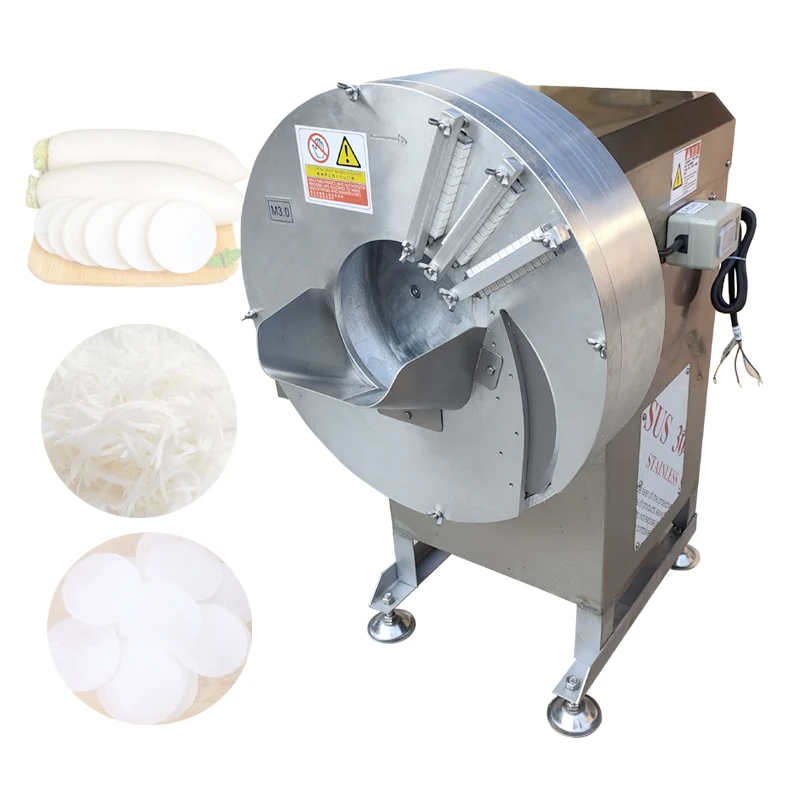 

Slicing Shredding Machine Commercial Multi-functional Ginger Potato Radish Eggplant Vegetable Cutting Machine Centrifugal Type