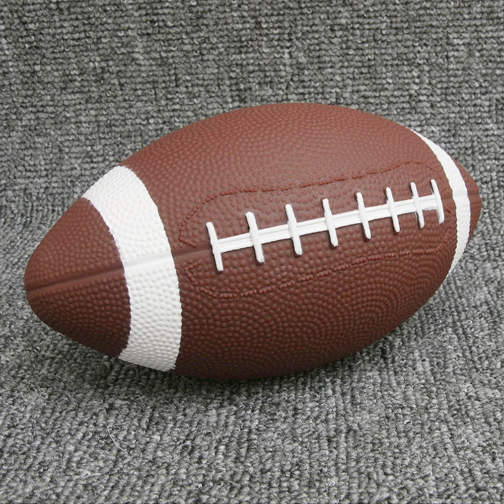 Teenagers Rugby Ball American Football Anti Slip Child  Footballs with Inflator Small Rugby Ball for Kids Students view 2