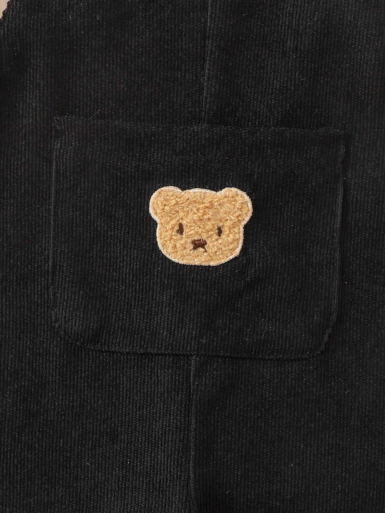 Winter Corduroy Overalls Warm Fluffy Baby Toddler Cartoon Decorated Loose Fit Home Out ection Windproof door Cold Prot Warm 4