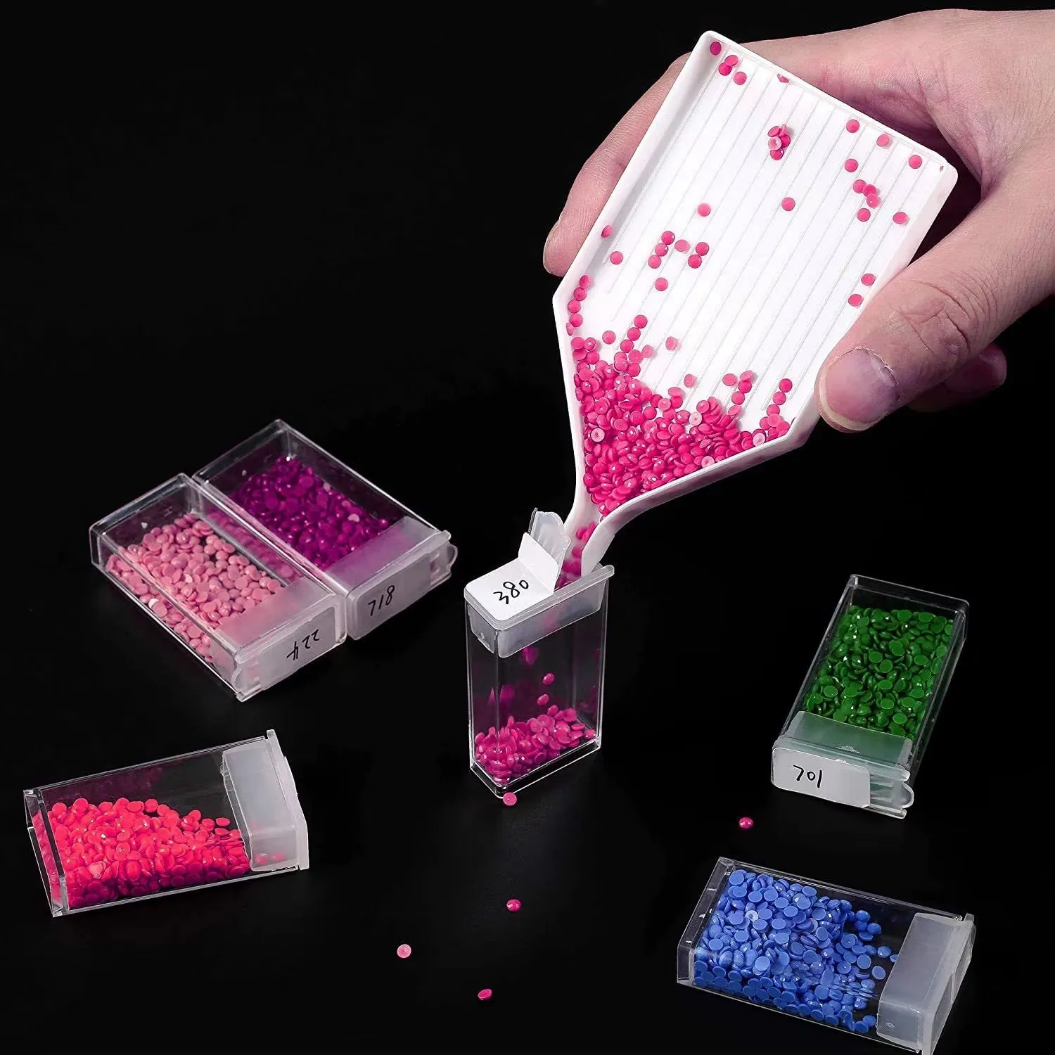5D DIY Diamond Painting Storage Box-Tool Accessories Container for Embroidery Drill Box Mosaic Case Organizer diamond painting accessories diamond painting accessory box