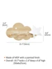 Hooks on the Wall Cute Room Decor Hangers for Clothes Kids Cloud & Star Figure American Style Wood Home Organization and Storage 6