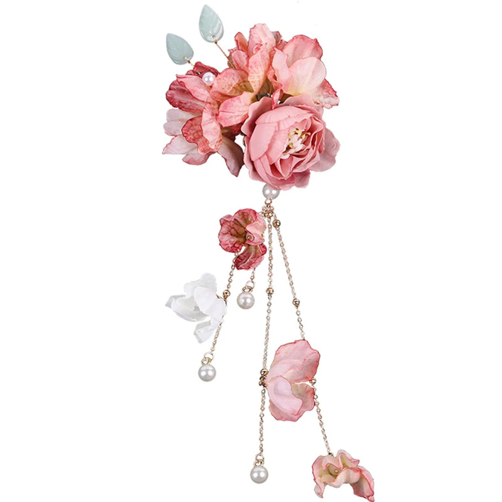 

Comics Chinese Style Hair Pin Vintage Long Tassel Hair Chopsticks with Pearls for Women Girls Long Hair