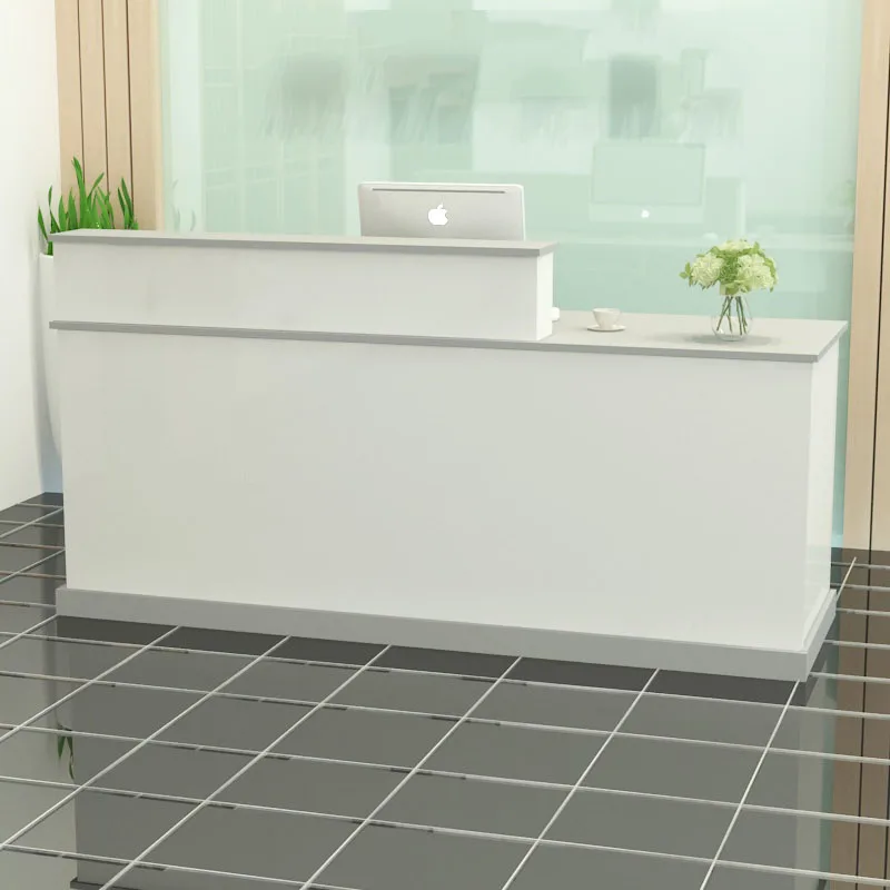 Bar Modern Office Cash Counter Desk Pulpit White Laudry Cabinet Checkout Register Counter Pulpitos Retail Bureau Shop Furniture pulpitos white front desk modern office small laudry cabinet retail checkout counter banco reception mobile receptie furniture