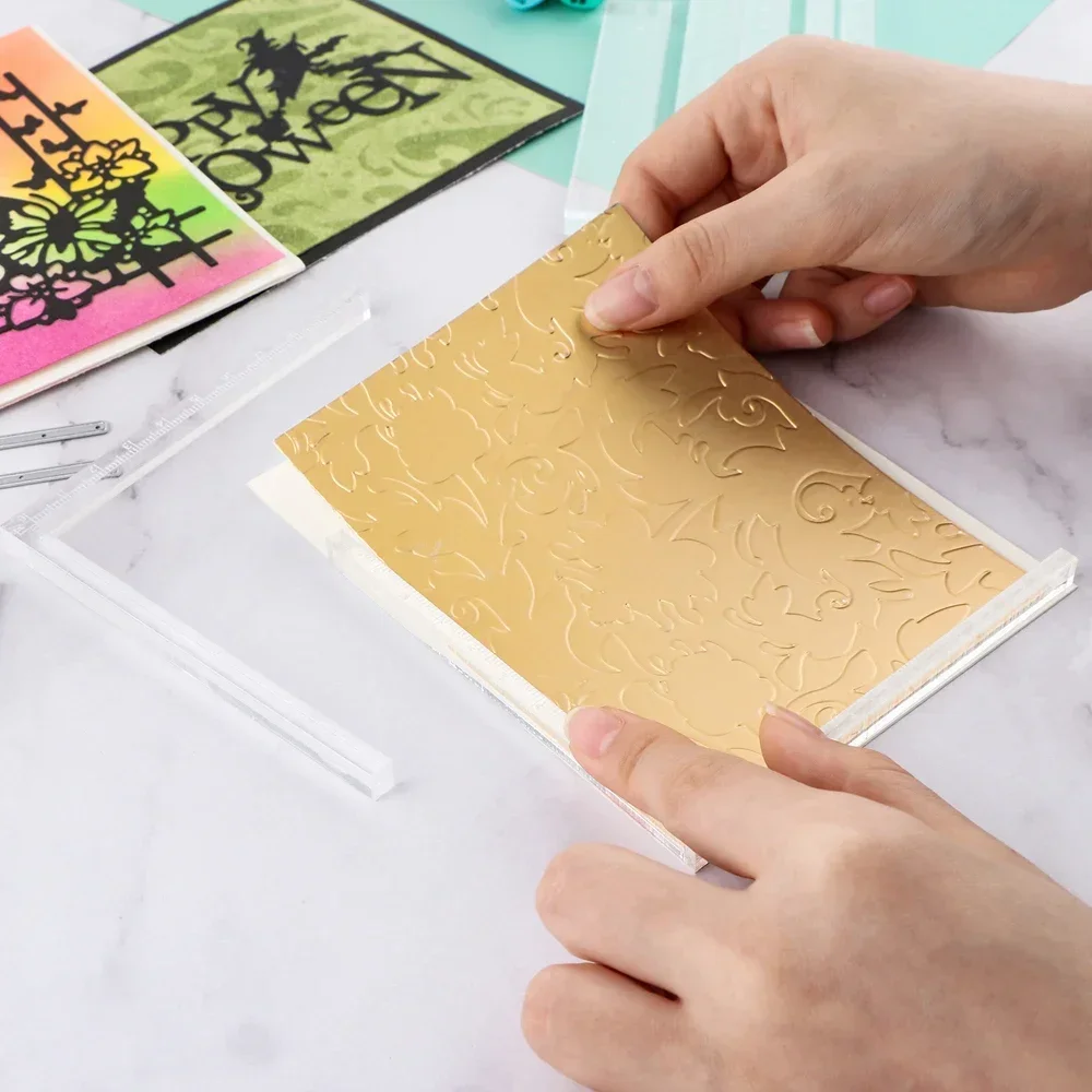 7pcs/set Creative Positioning L-shape Tools Card Corners Helpers For Makeing Lining Up Card Layers Easier Positioning Ruler Tool positioning tools