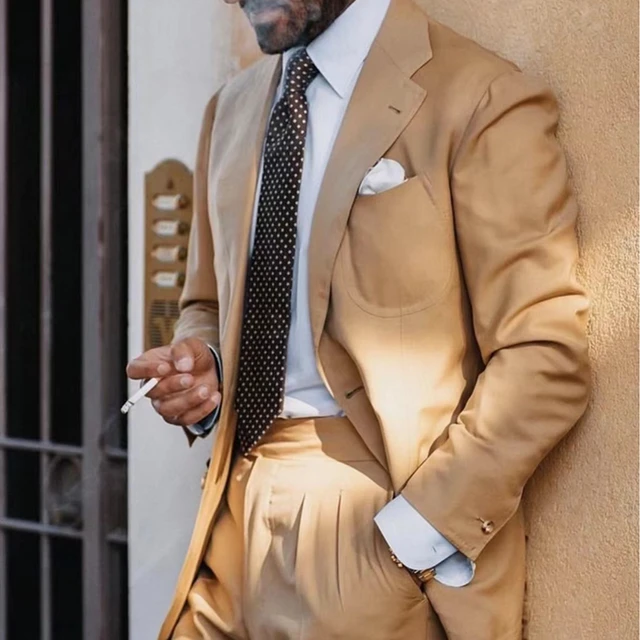 Men brown slim fit suit | Dress suits for men, Stylish mens suits, Prom  suits for men